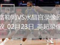 02月23日英超第26輪富勒姆vs水晶宮全場錄像