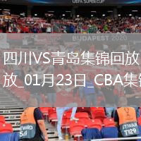 01月23日CBA常規(guī)賽 四川 - 青島 精彩鏡頭